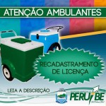 Prefeitura abre período para recadastramento de ambulantes