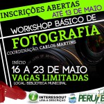 Peruíbe tem inscrições abertas para Workshop Básico de Fotografia