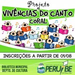 Vagas abertas para Canto Coral