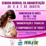 Prefeitura faz homenagem às mães na Semana do Aleitamento Materno