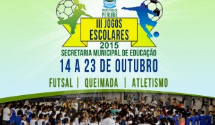 3° Jogos Escolares de Peruíbe promove disputas de futsal, queimada e atletismo