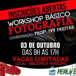 Cultura recebe inscrições para Workshop Básico de Fotografia