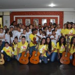 Alunos do Projeto Guri fazem apresentações na Semana da Criança