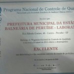 Laboratório Municipal recebe certificação “Excelente” do Programa Nacional de Controle de Qualidade