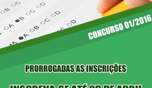 Prefeitura prorroga inscrição para o concurso até dia 29 de abril