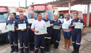 Equipe do Samu recebe certificado por curso de capacitação em urgência e emergência