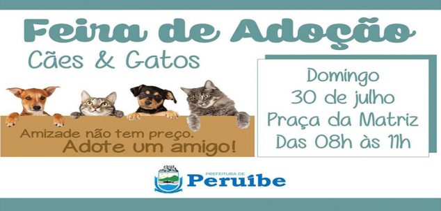 FEIRA DE ADOÇÃO DE CÃES E GATOS