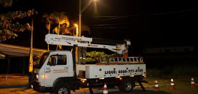 Prefeitura já realiza manutenção de iluminação pública
