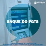Saque do FGTS – Informação Importante