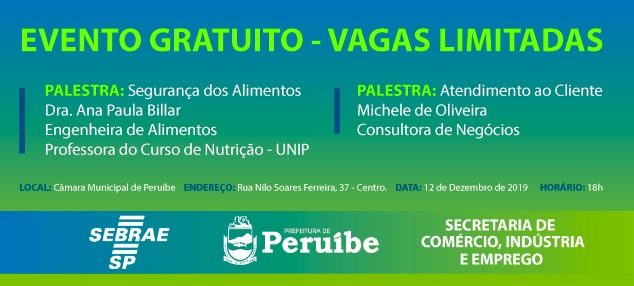 Palestras segmento alimentício