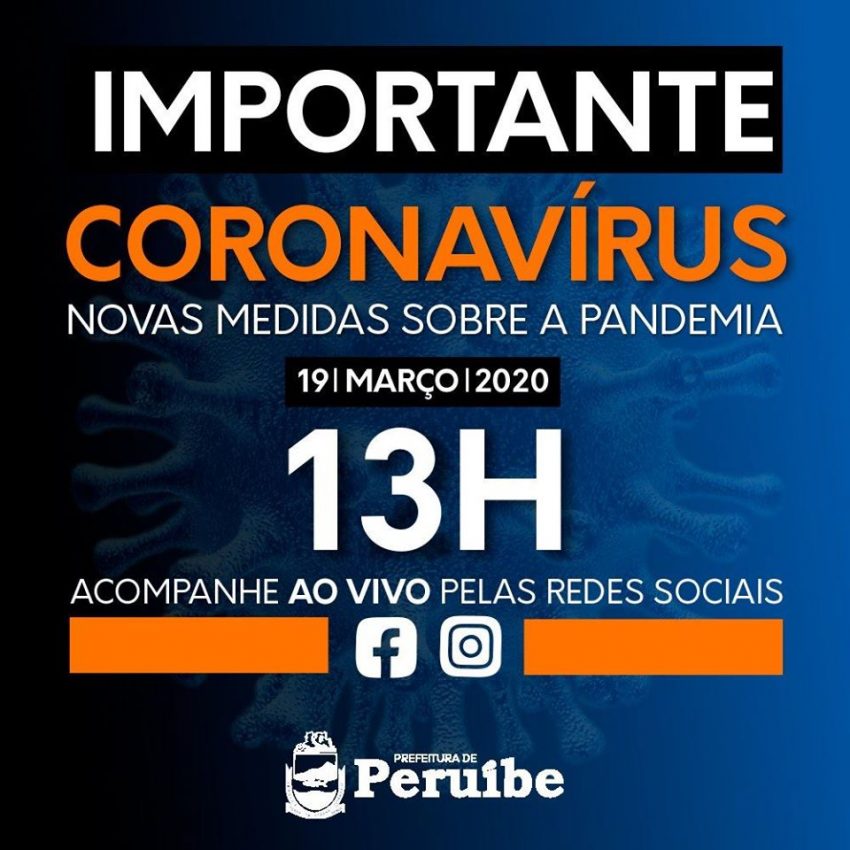 Prefeito apresenta novas medidas contra coronavírus