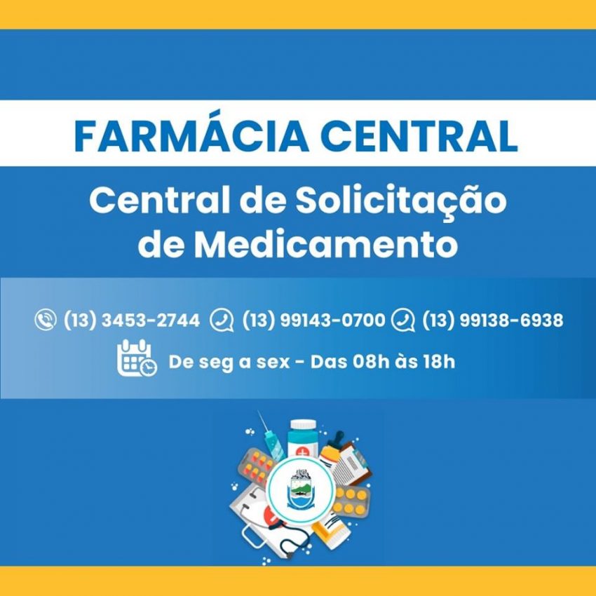 Novos números para atendimento na Central de Solicitação de Medicamento
