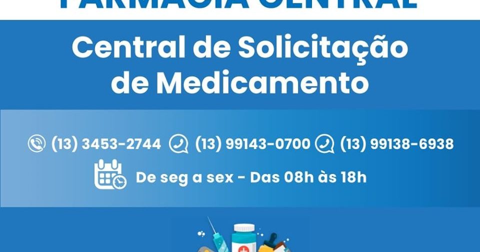 Novos números para atendimento na Central de Solicitação de Medicamento