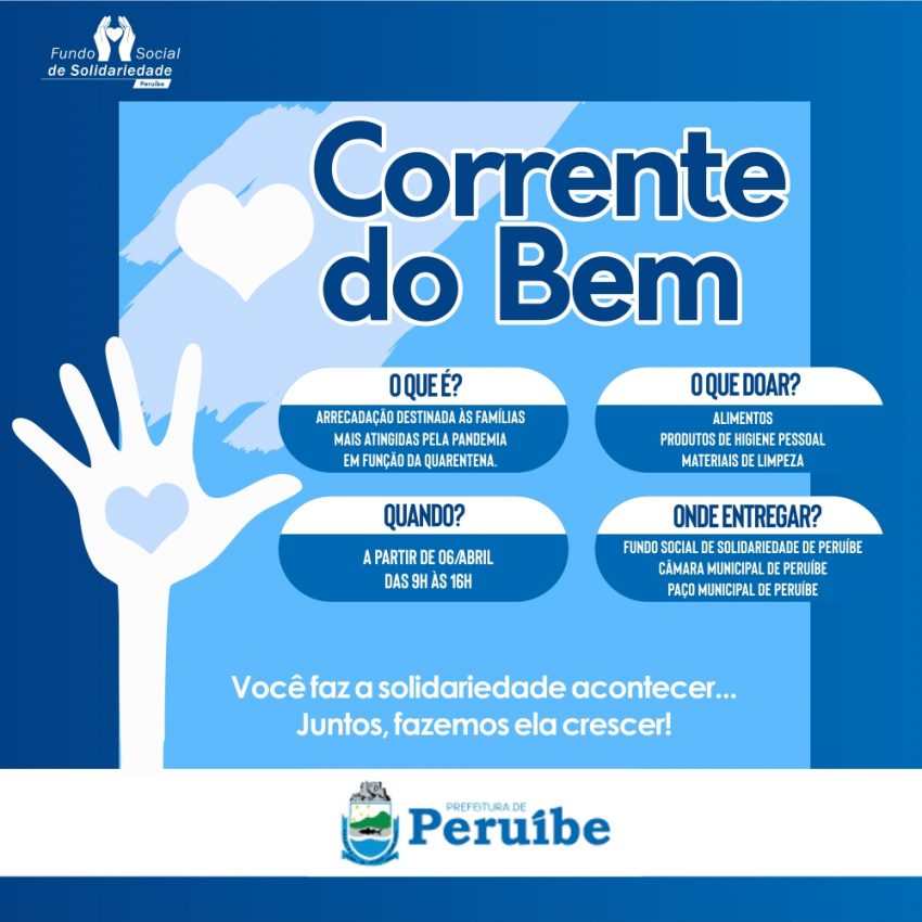 Campanha “Correntedo Bem” é lançada