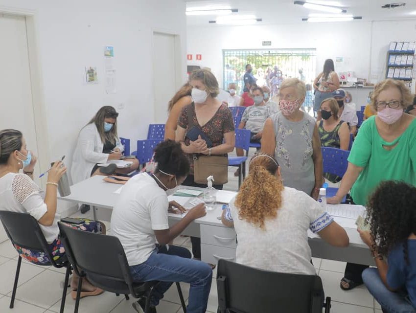 IMUNIZAÇÃO DE IDOSOS E SEGUNDA DOSE CONTINUA NESTE SÁBADO