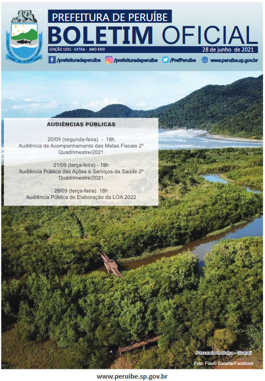 Boletim Oficial do Município Edição 1025 – Extra