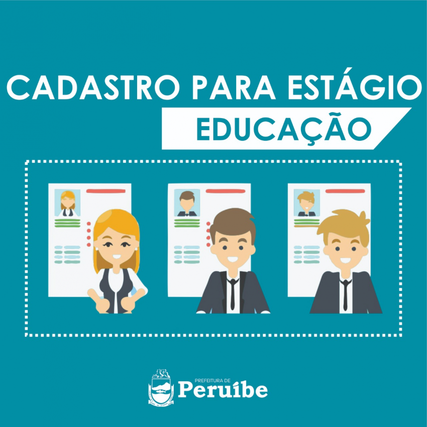 SECRETARIA DE EDUCAÇÃO ABRE VAGAS PARA ESTÁGIO