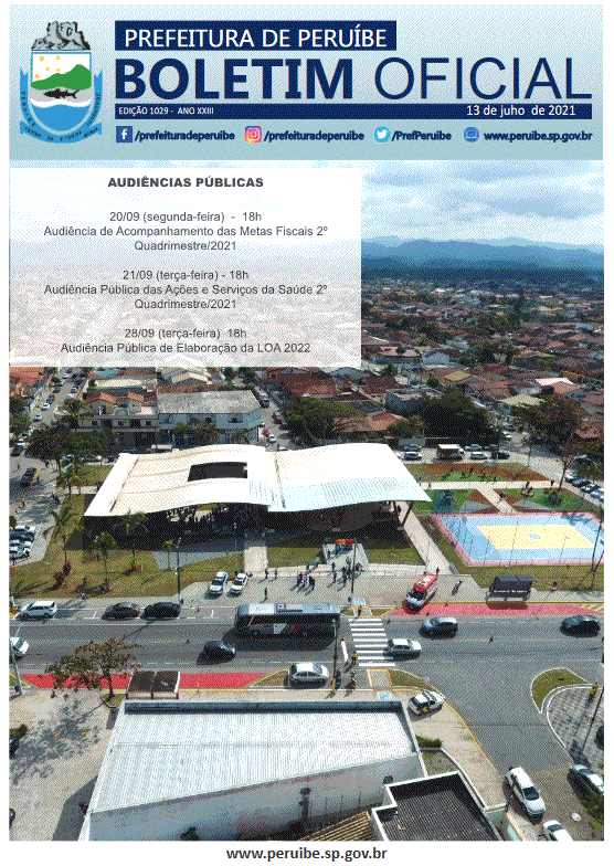 Boletim Oficial do Município – BOM – Edição 1029