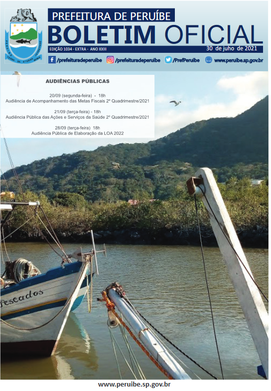 Boletim Oficial do Município – BOM – Edição 1034 – Extra