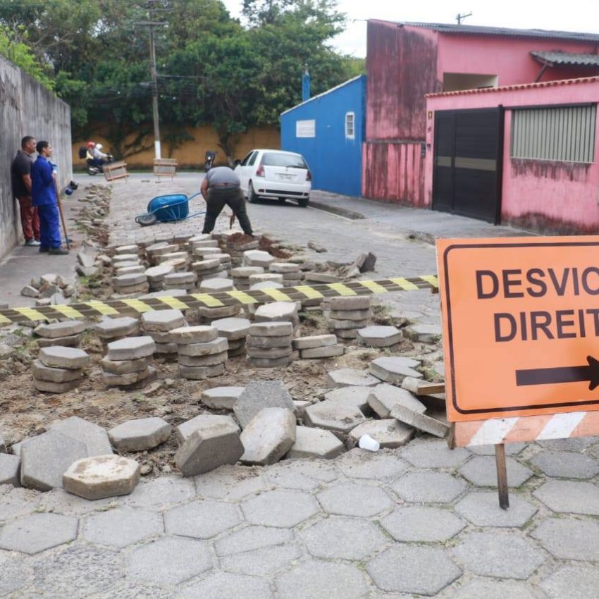 PREFEITURA DEU INÍCIO A RECUPERAÇÃO DE VIAS PÚBLICAS EM PARCERIA COM A SABESP