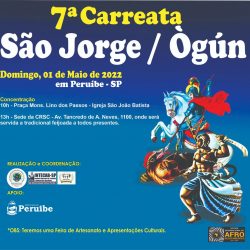 PERUÍBE REALIZA 7ª CARREATA EM HOMENAGEM A SÃO JORGE/ÒGÚN EM MAIO