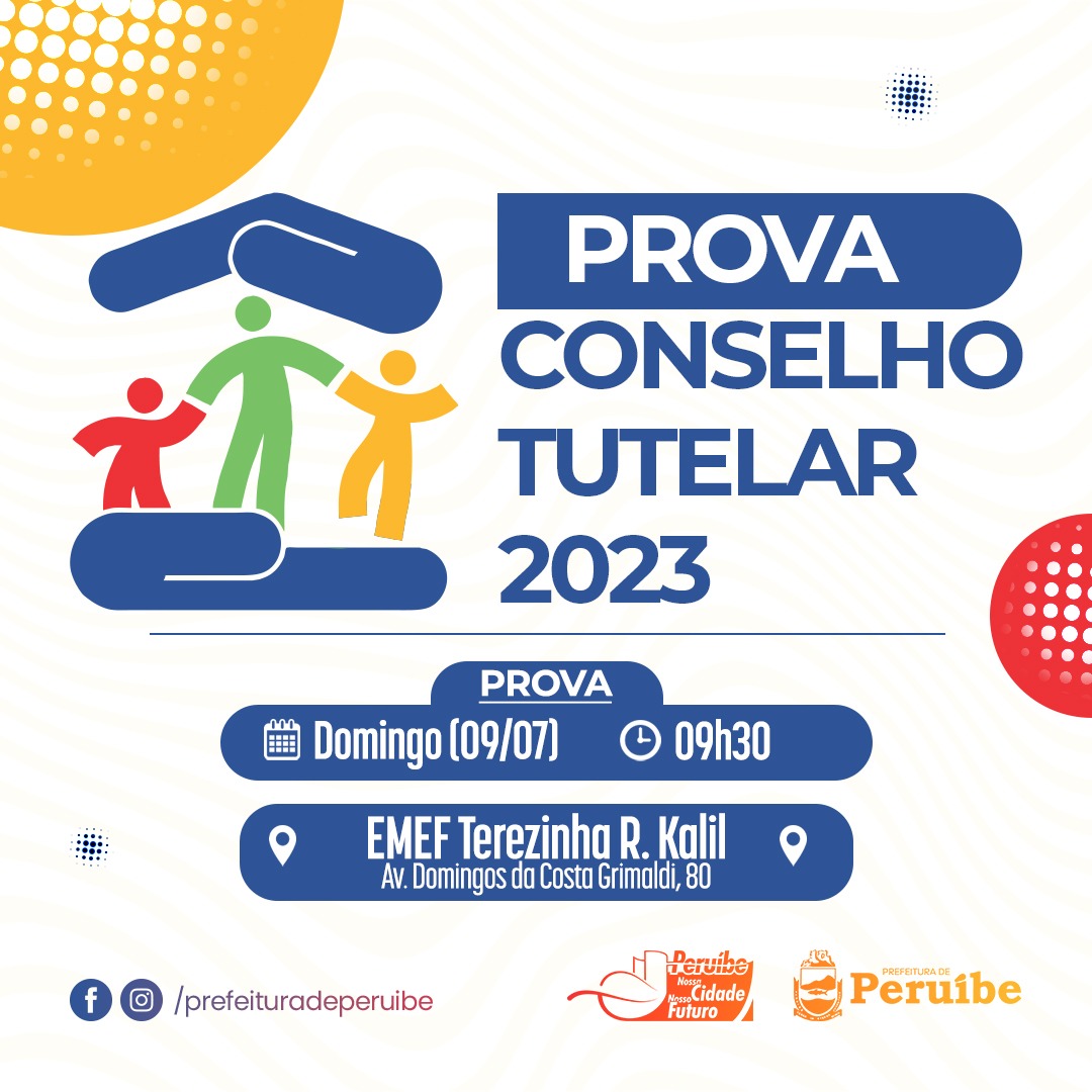 Eleição do Conselho Tutelar – Comunicado 004/2023 – Candidatos habilitados para Prova de Conhecimento