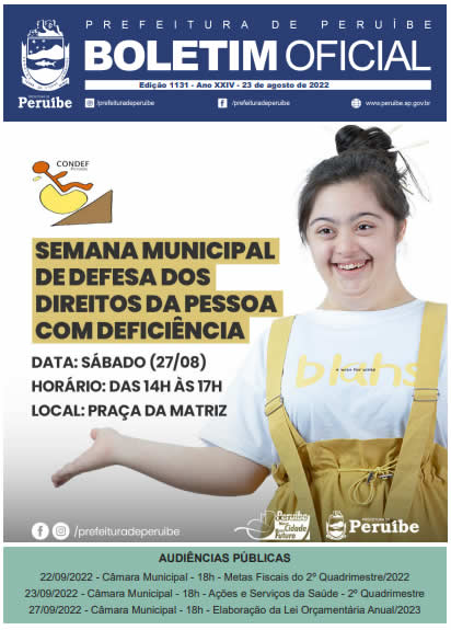 Boletim Oficial do Município – BOM – Edição 1131