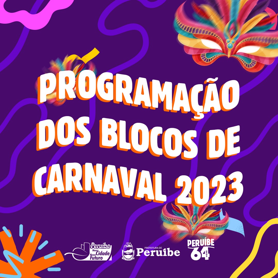 PROGRAMAÇÃO DO CARNAVAL 2023