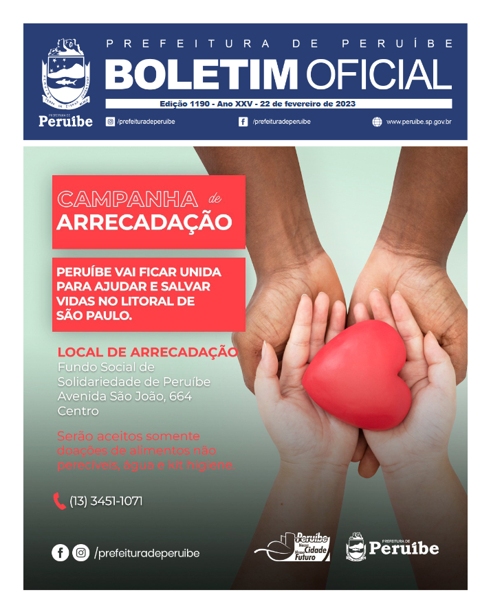 Boletim Oficial do Município – BOM – Edição 1190