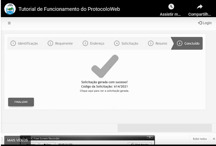 O Protocolo Web inicia operação na próxima terça(21/11), pelo Programa Peruíbe sem Papel