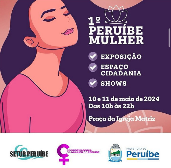 CONFIRA A PROGRAMAÇÃO DO 1º PERUÍBE MULHER