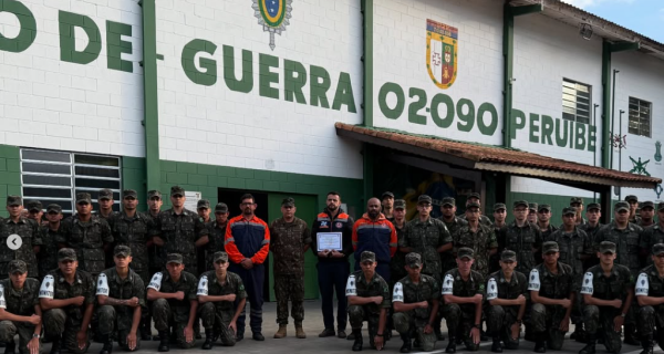 DEFESA CIVIL REALIZA PALESTRA DO TIRO DE GUERRA