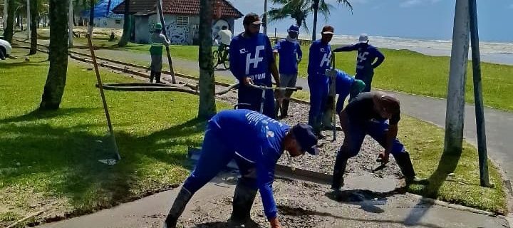 ÁREA DE PASSEIO DA ORLA PASSA POR GRANDE REVITALIZAÇÃO